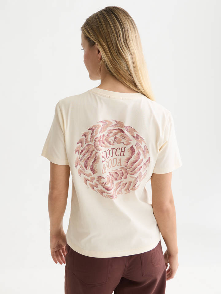 Front and back artwork regular-fit T-shirt