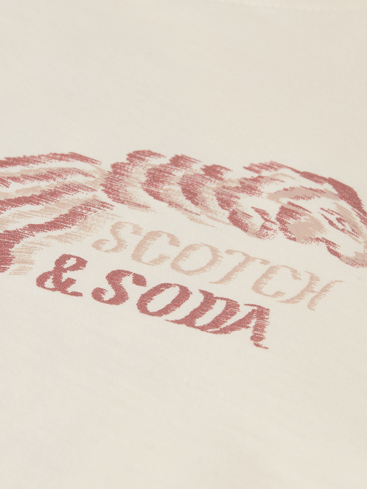 Front and back artwork regular-fit T-shirt