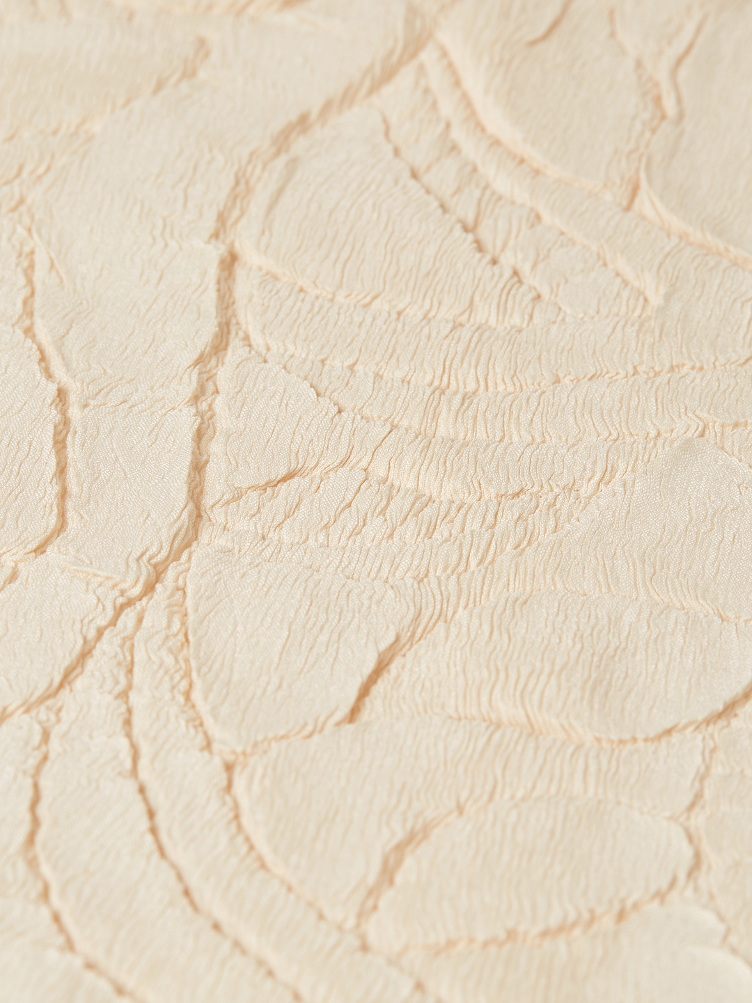 Embossed pleat mock neck tank