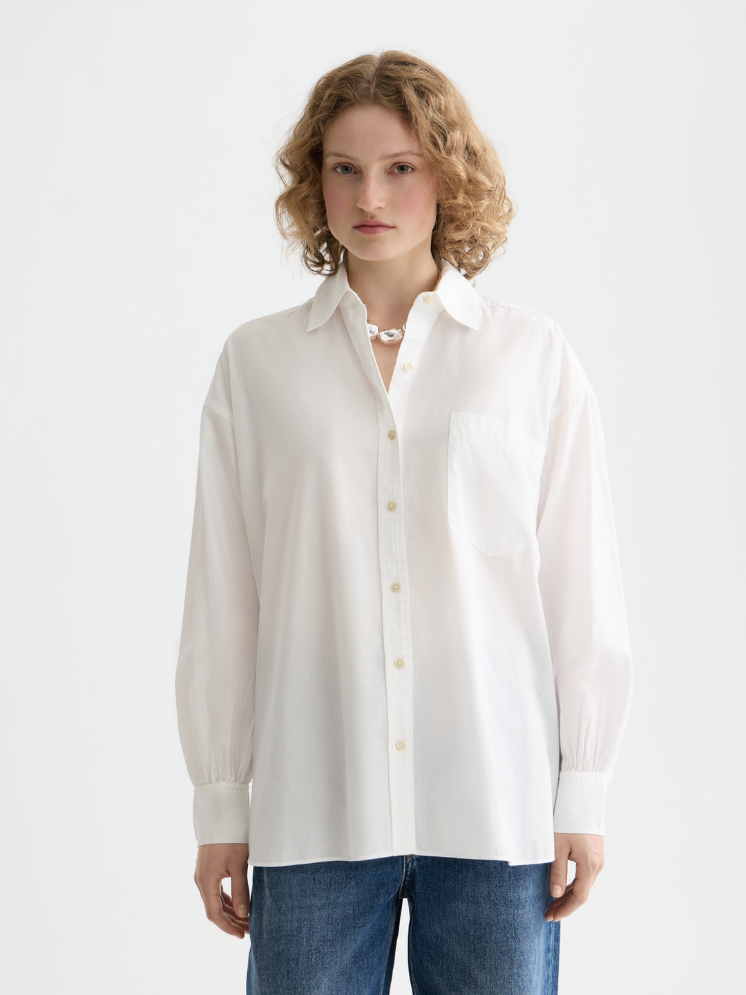 CORE Oversized-fit poplin shirt