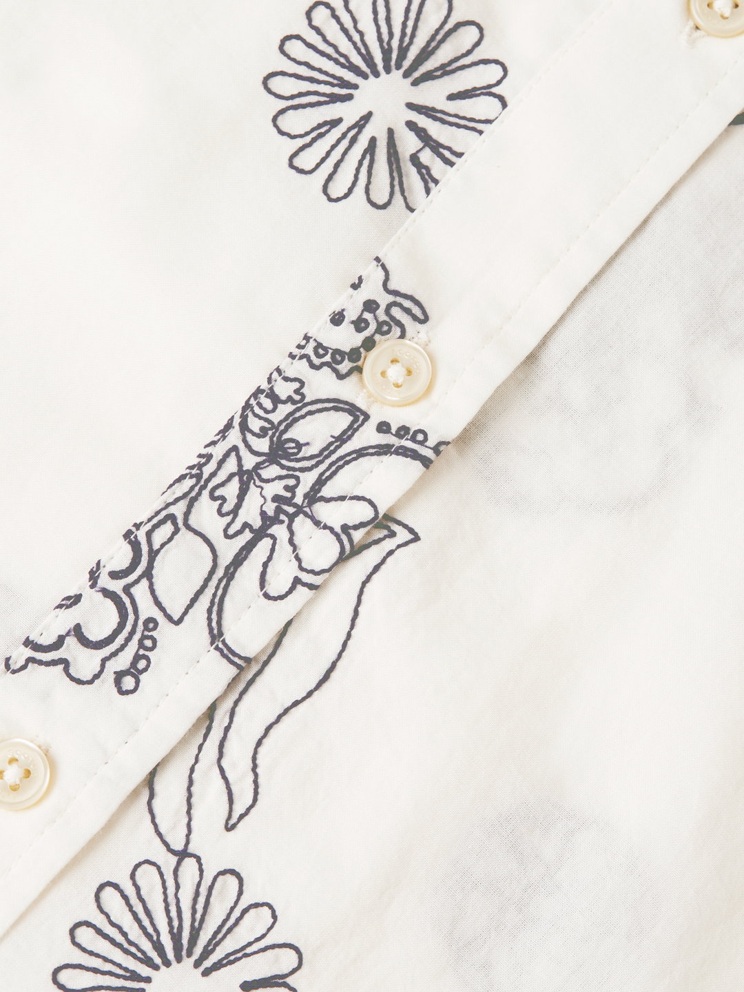 Embroidered relaxed-fit shirt