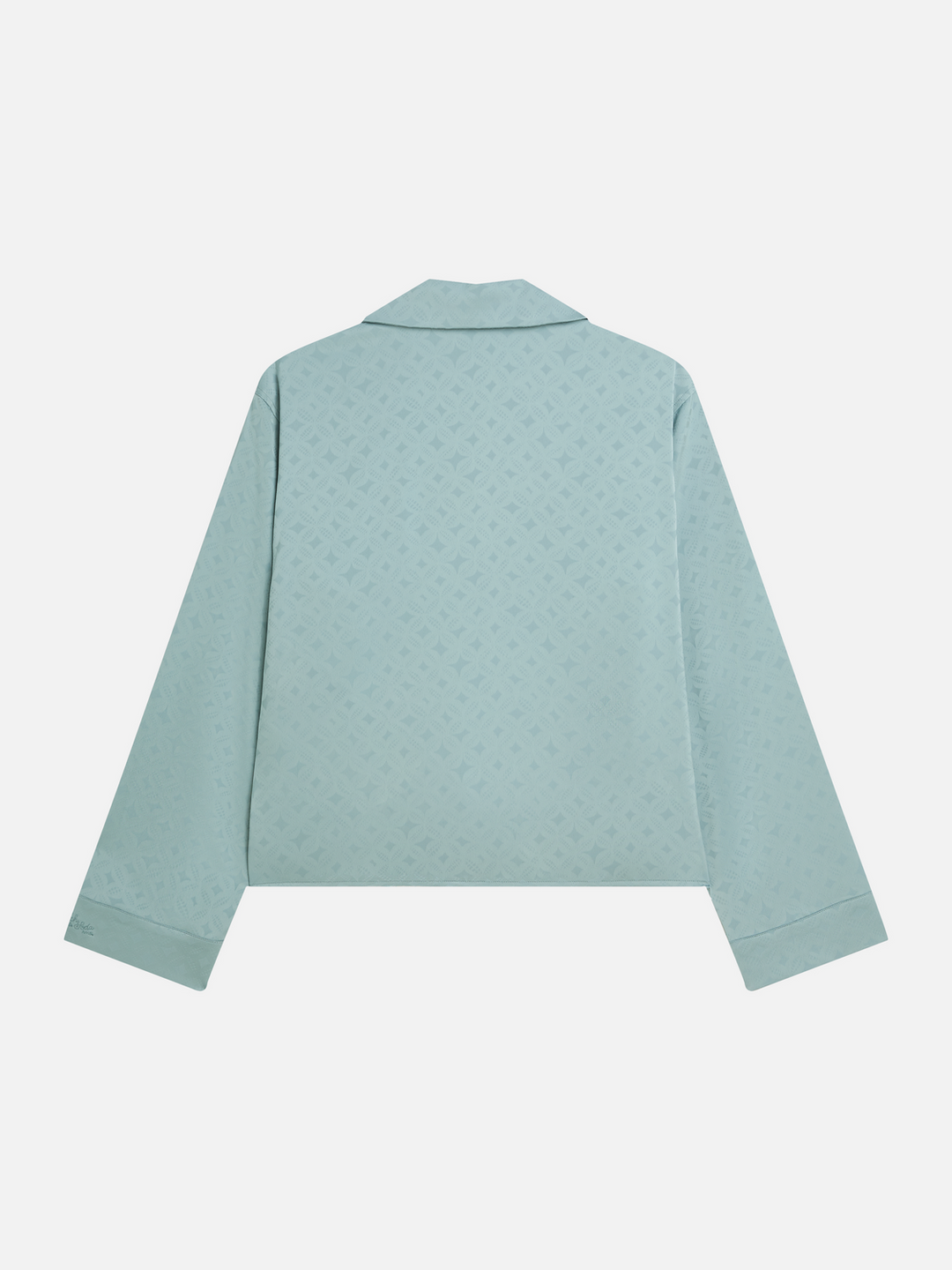 Jacquard long-sleeved shirt