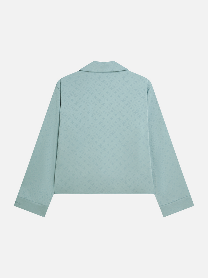 Jacquard long-sleeved shirt