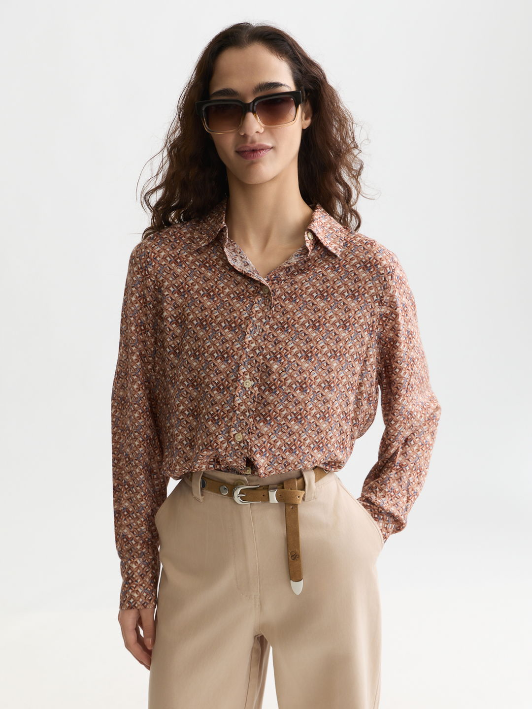 Printed relaxed-fit shirt