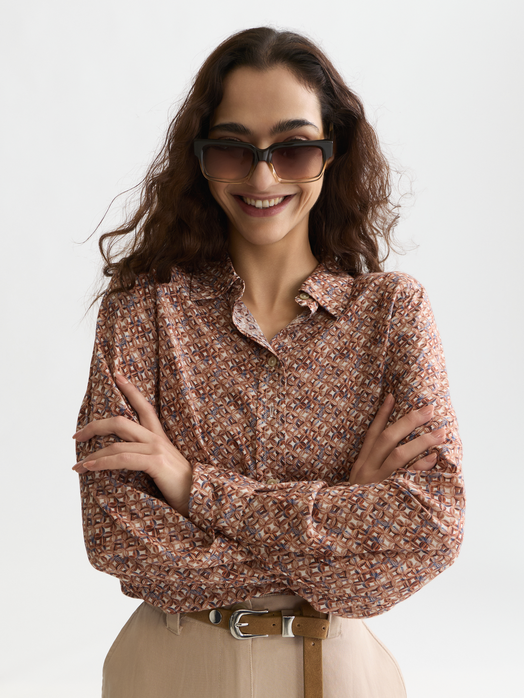 Printed relaxed-fit shirt