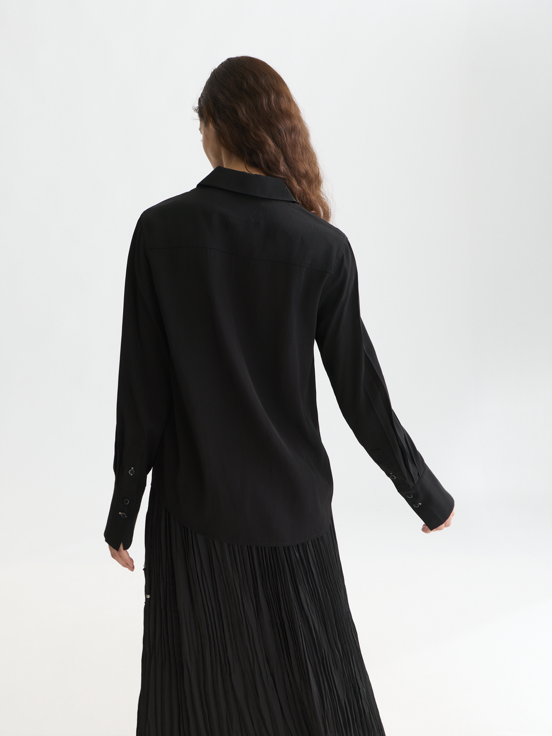 Jacquard tailored-fit shirt