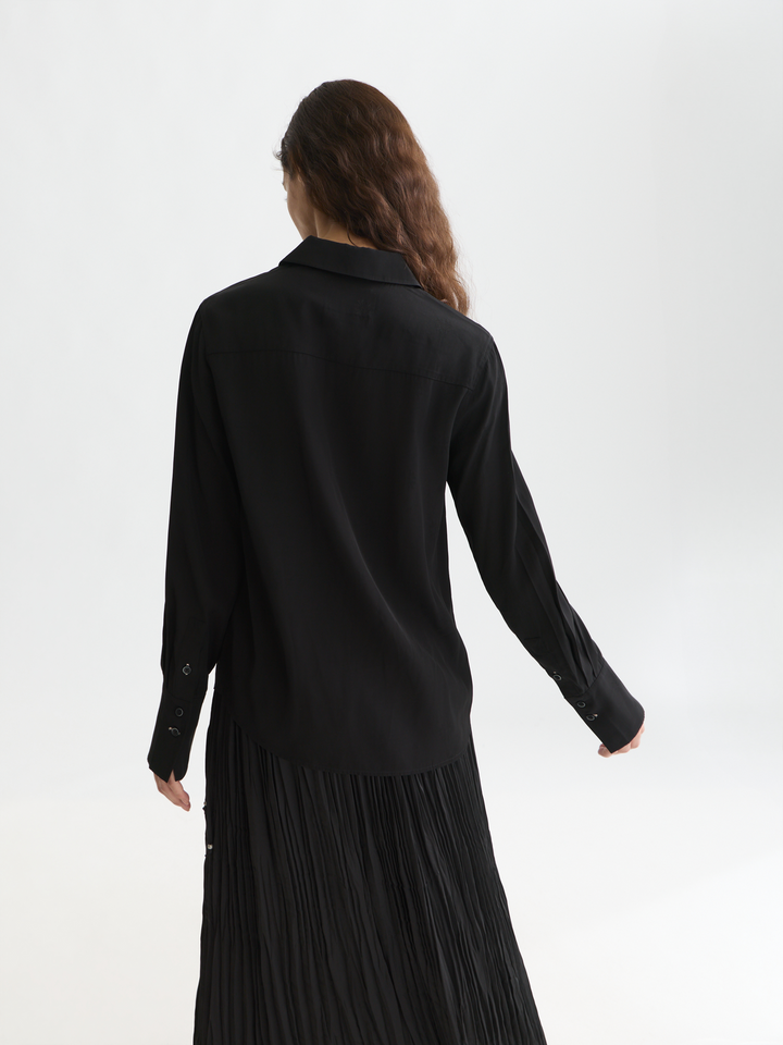 Jacquard tailored-fit shirt