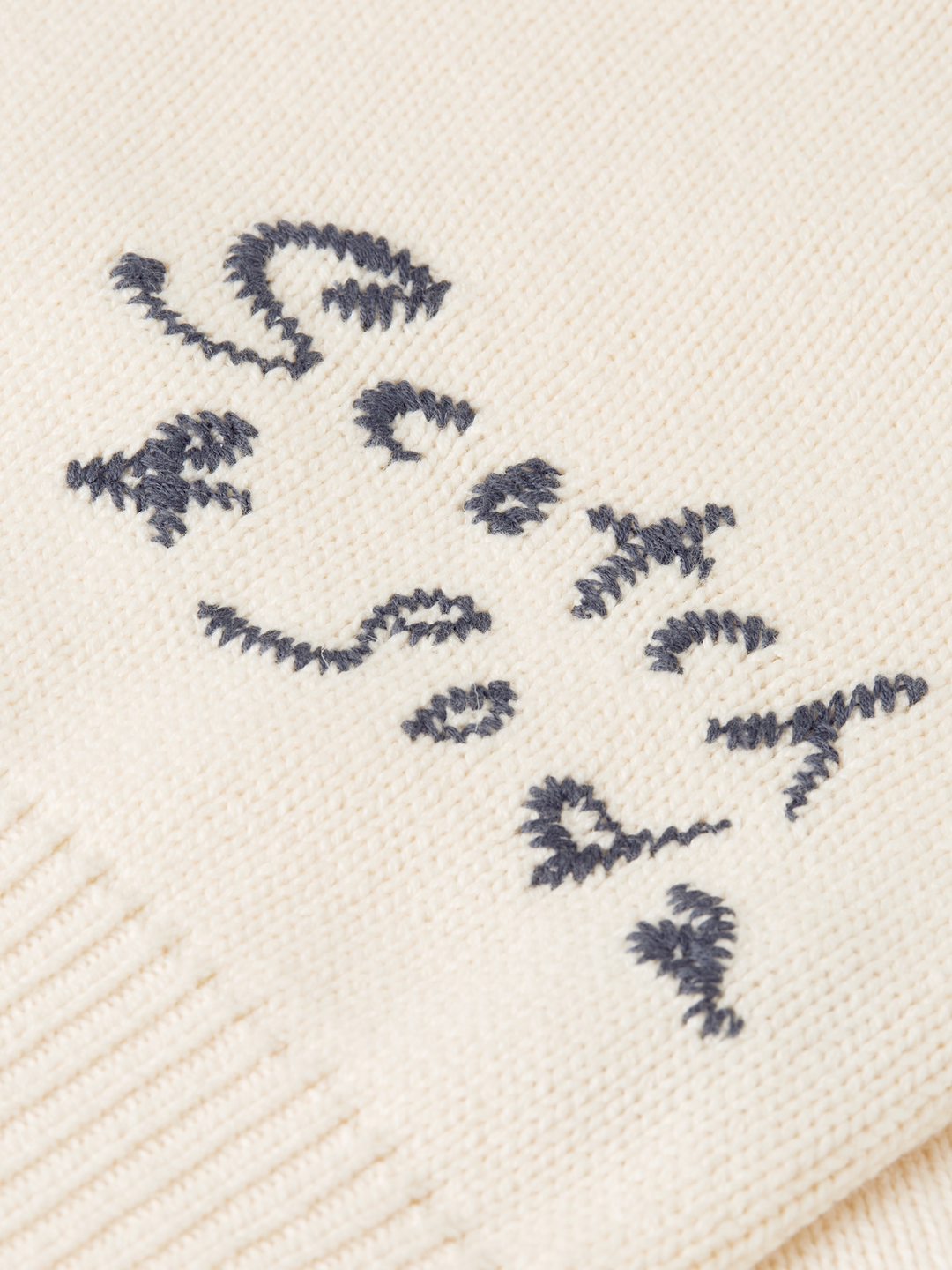 Embroidered oversized-fit pullover