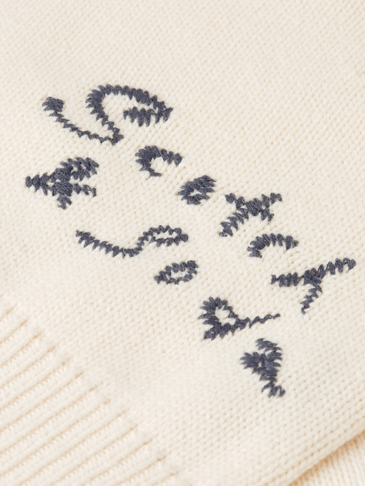 Embroidered oversized-fit pullover