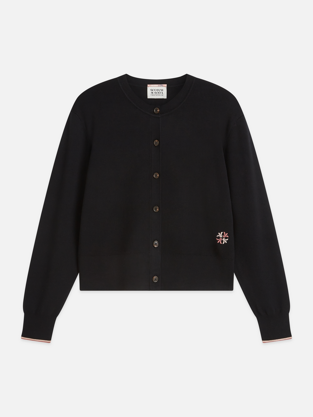 Compact relaxed-fit cardigan