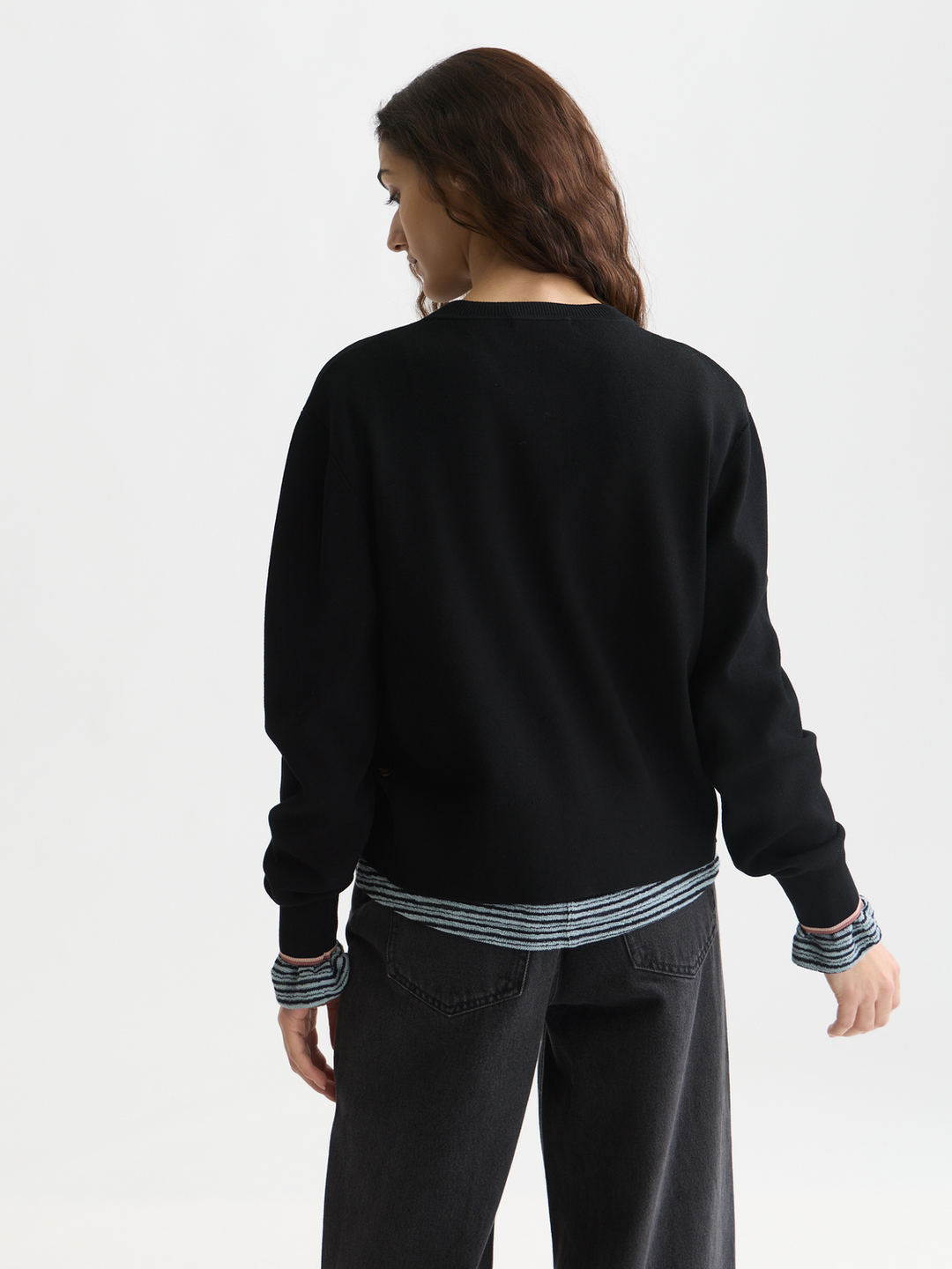 Compact relaxed-fit cardigan