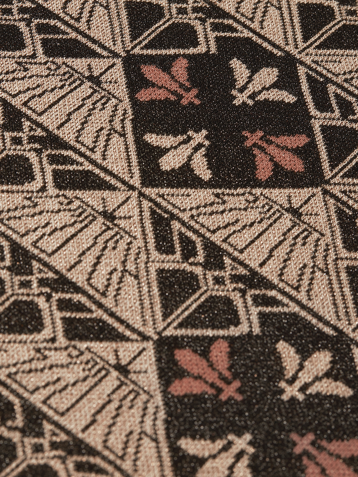 Monogram jacquard relaxed-fit pullover