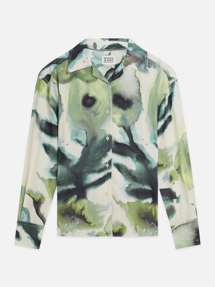 Printed fitted shirt