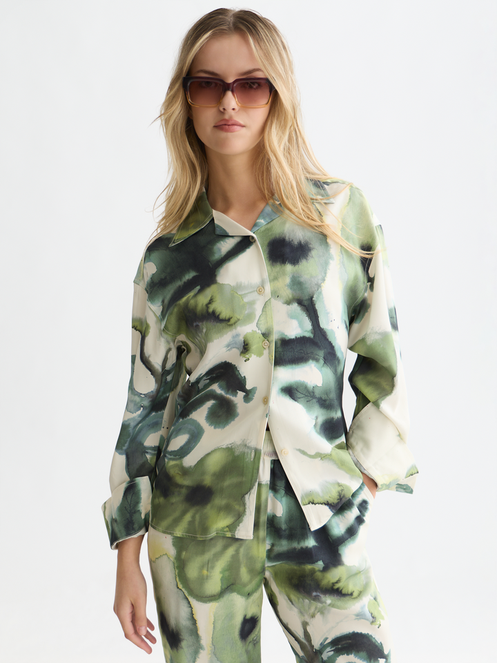 Printed fitted shirt