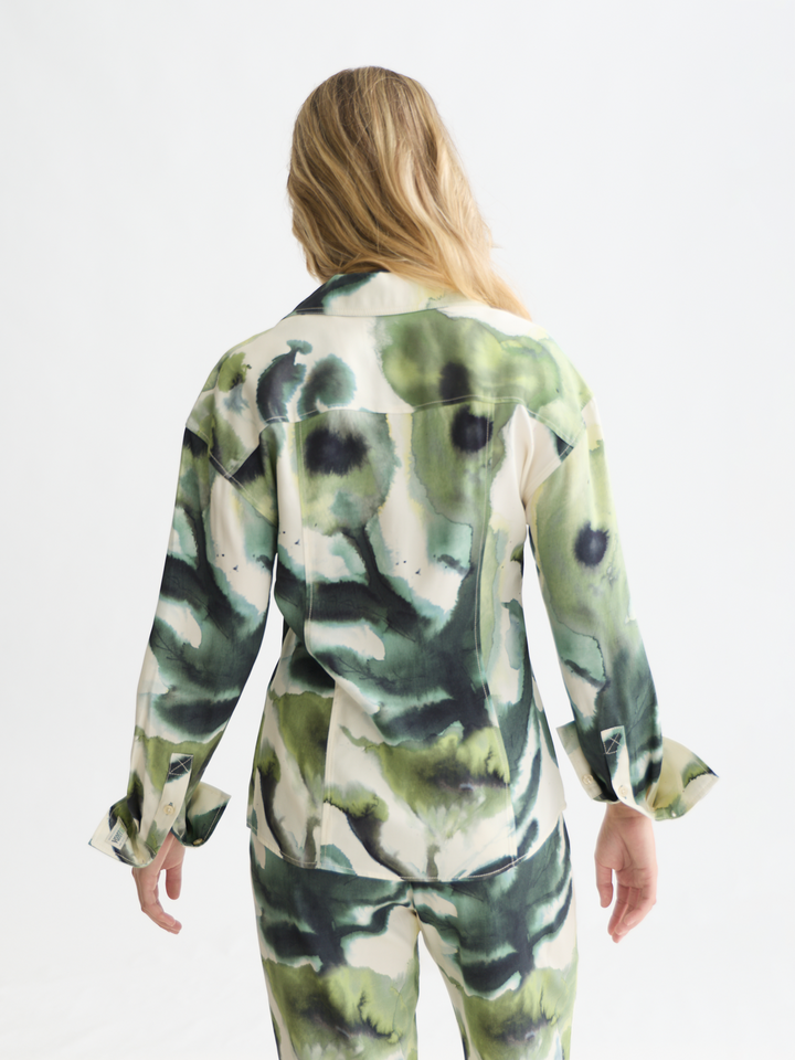 Printed fitted shirt