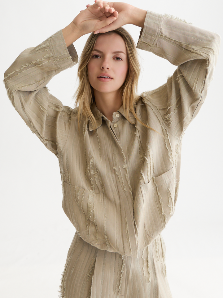 Fil coupé utility shirt