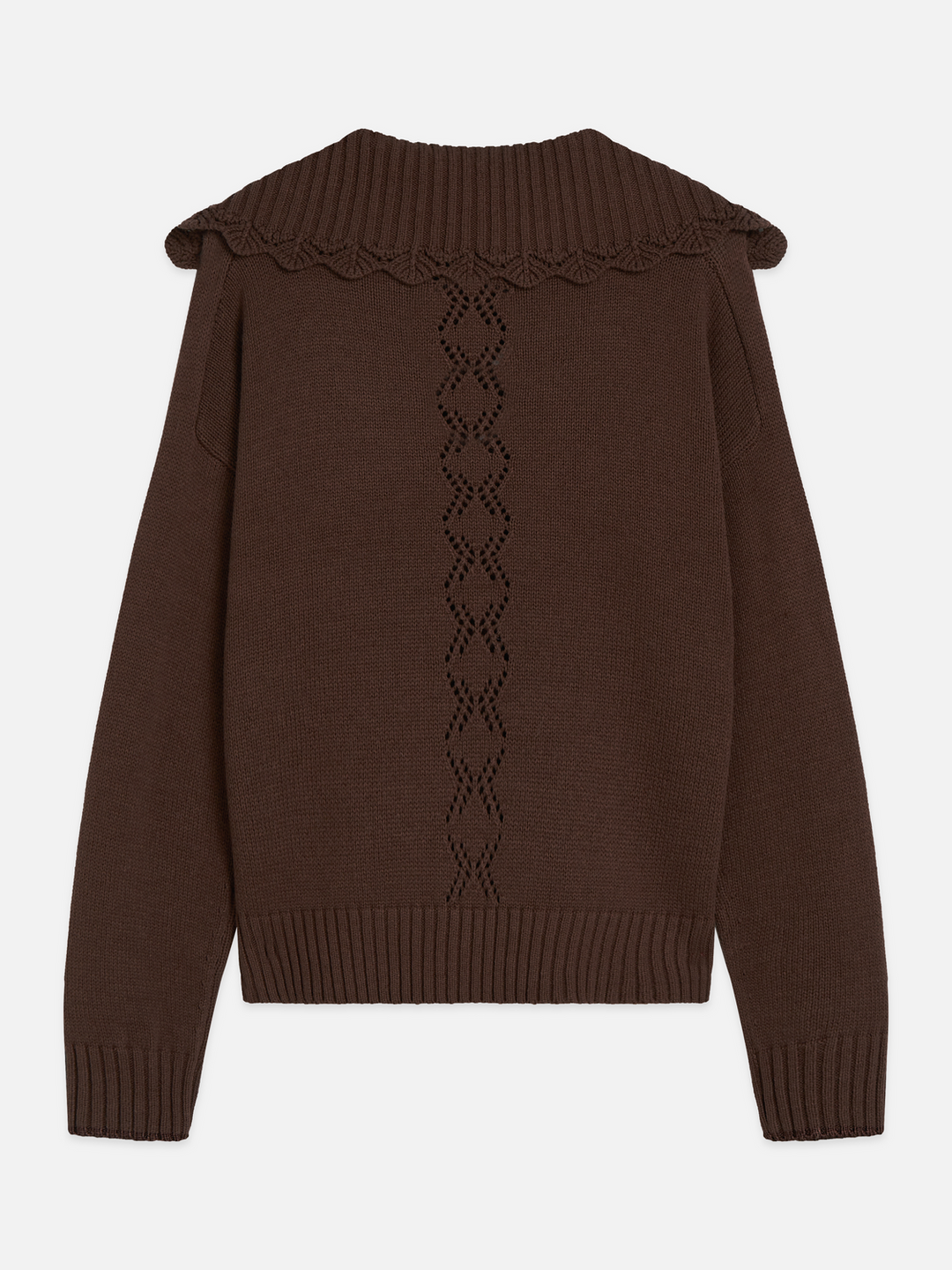 Button detail boxy-fit pullover