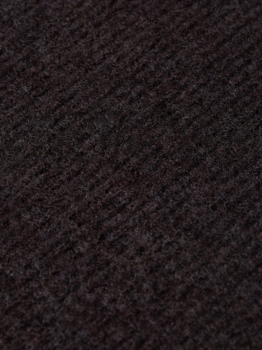 Fuzzy crew-neck pullover