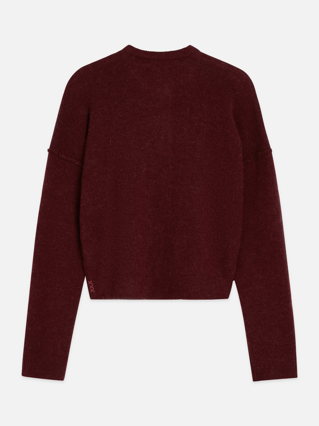 Fuzzy relaxed-fit cardigan