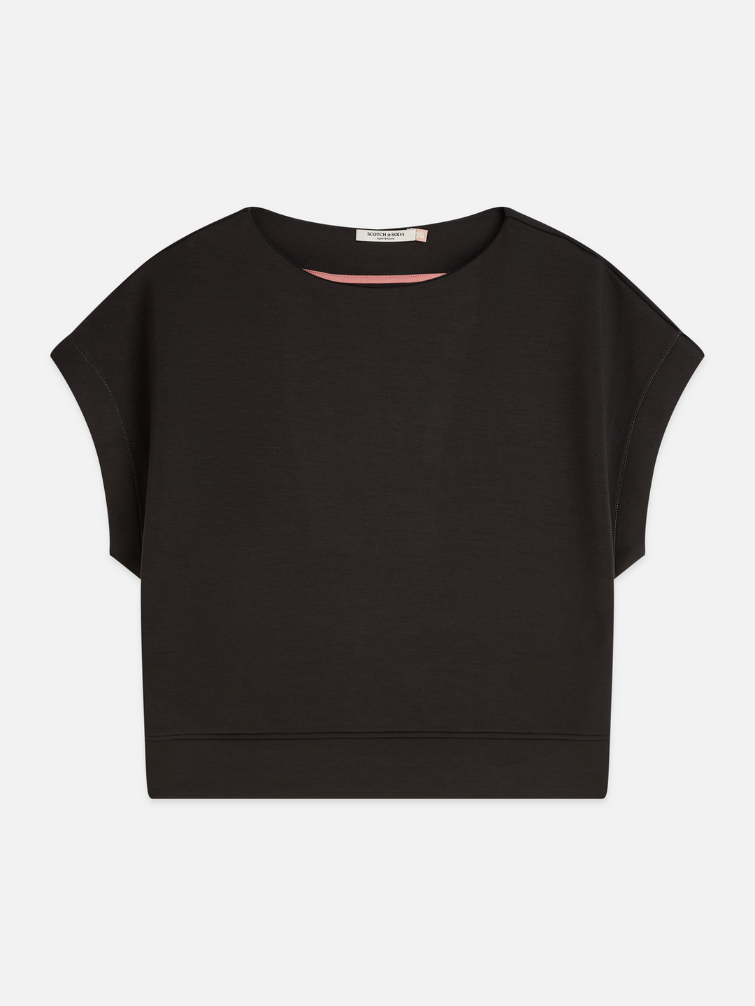 Modal slash neck sweatshirt