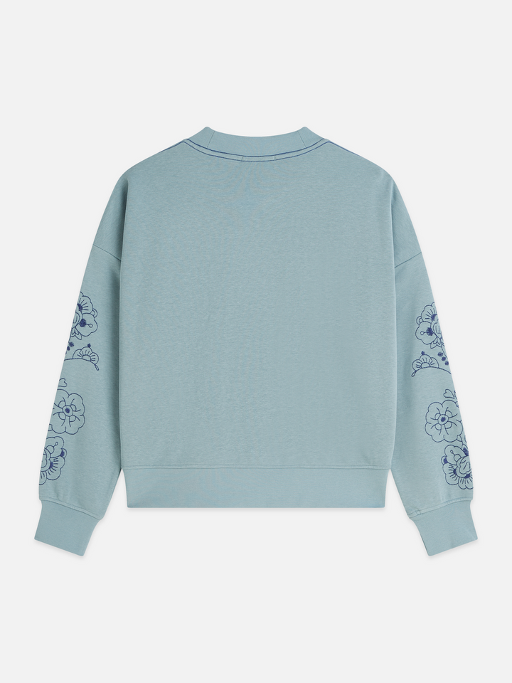 Embroidered relaxed-fit sweatshirt