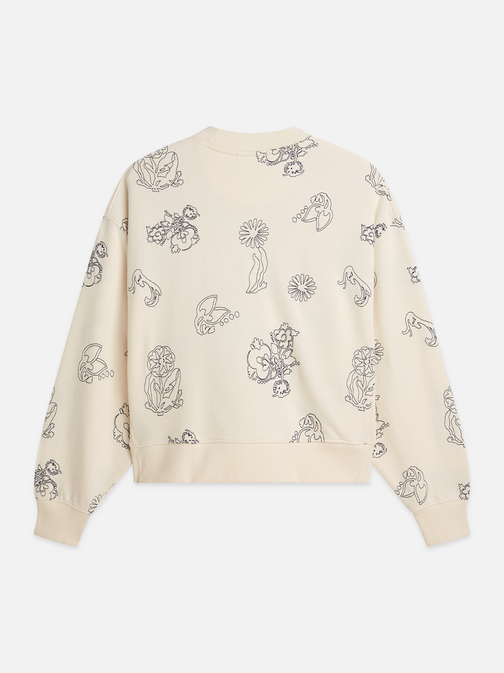 Embroidered seasonal fit sweatshirt