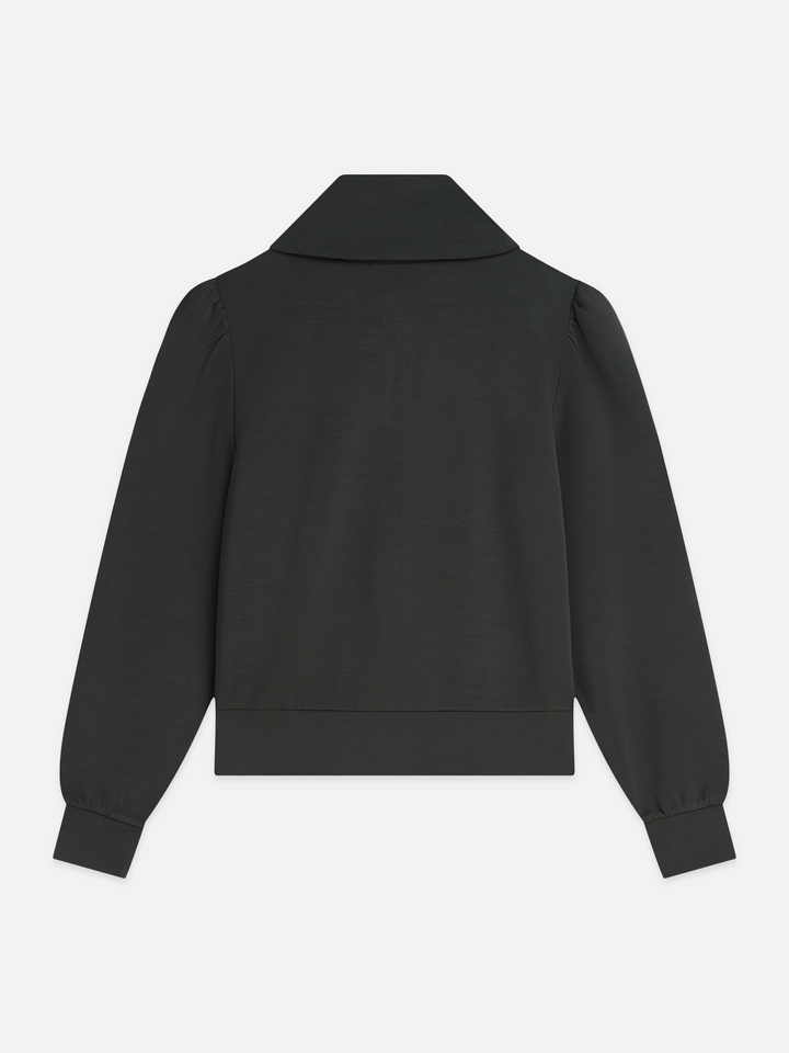 Zipped modal cardigan
