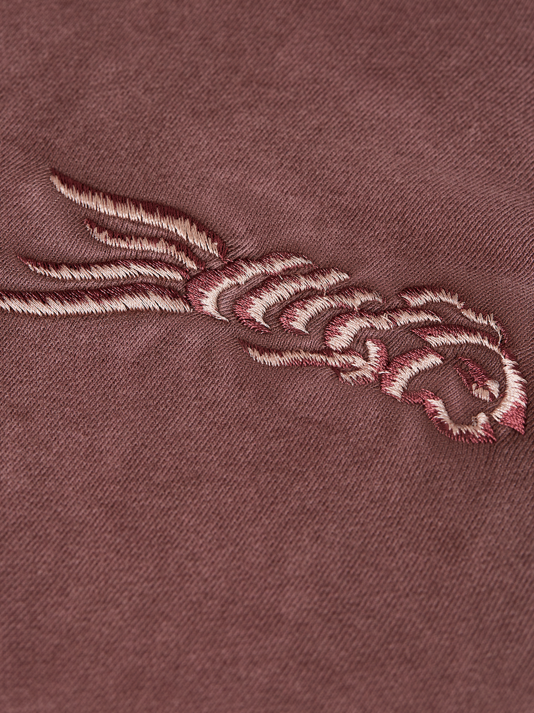 Washed embroidered relaxed-fit hoodie