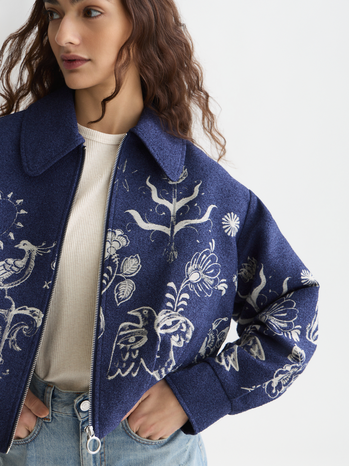 Jacquard jacket