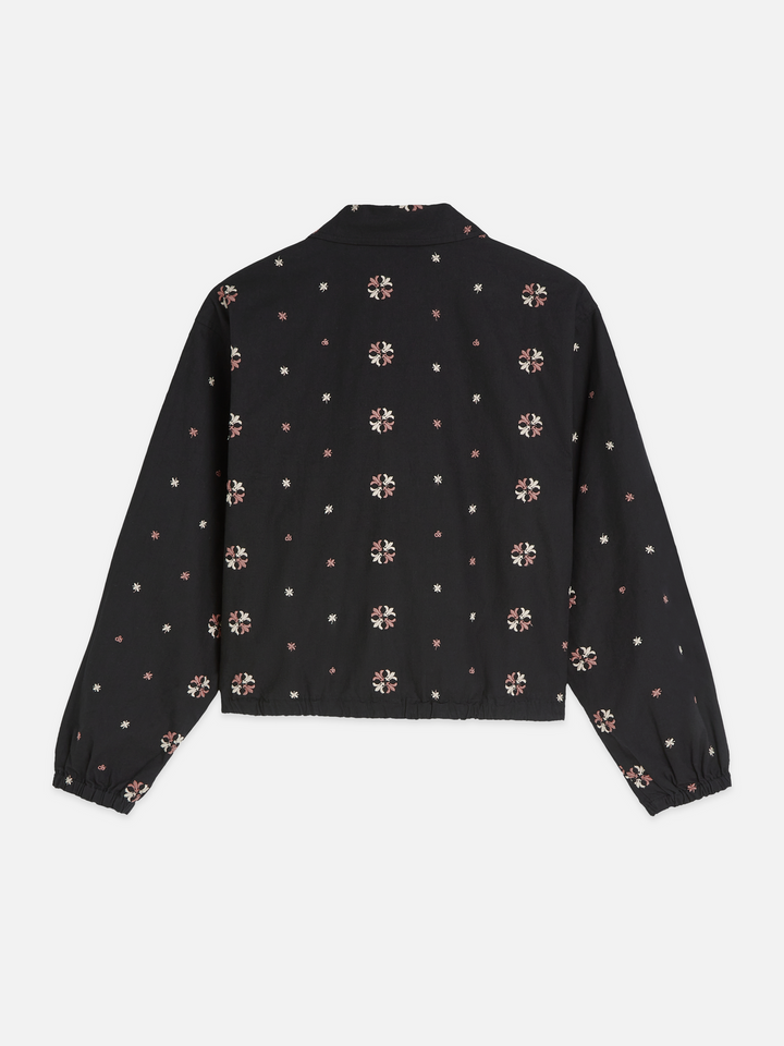 Embroidered cotton jacket