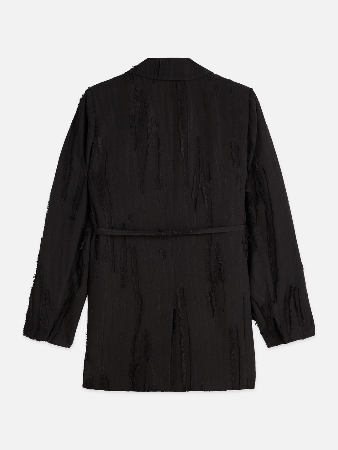 Belted double breasted blazer
