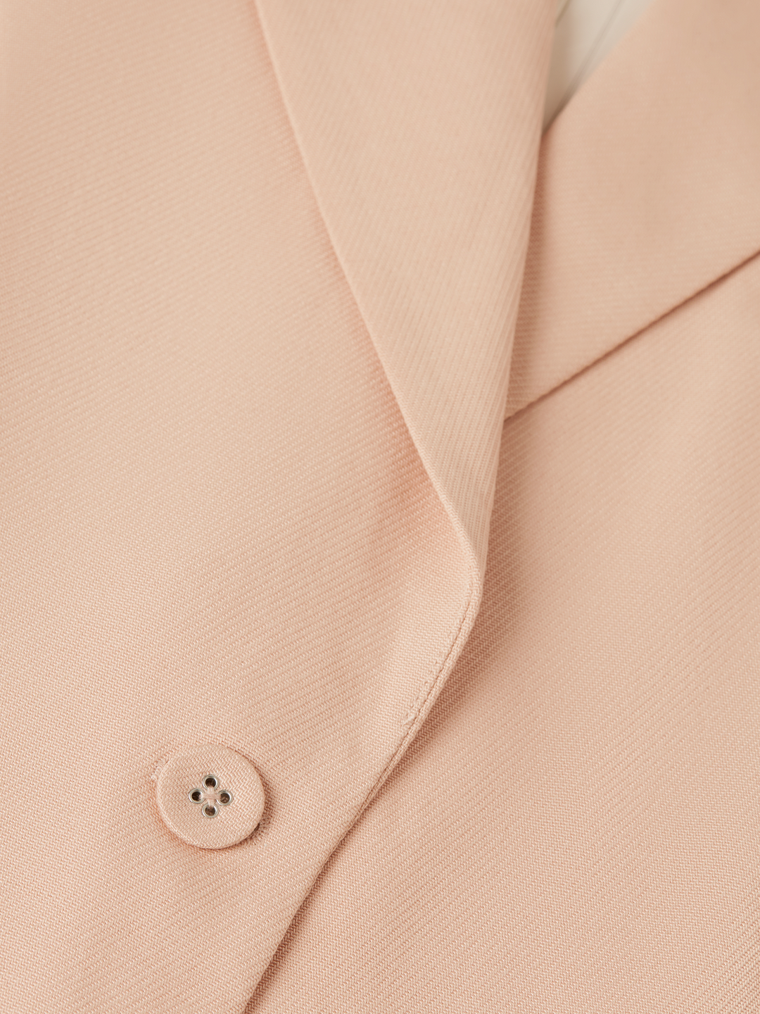 Gabardine relaxed single breasted blazer