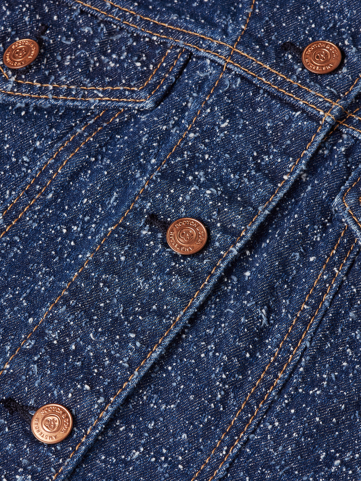 Waisted denim jacket — Deep Weave