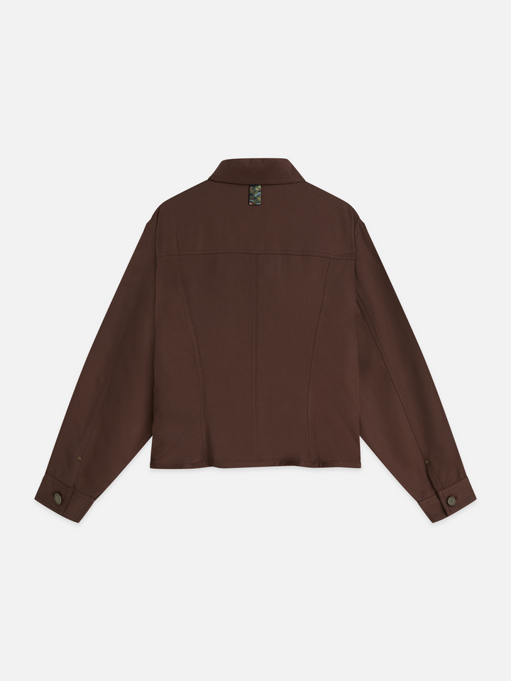 Fitted lyocell trucker jacket