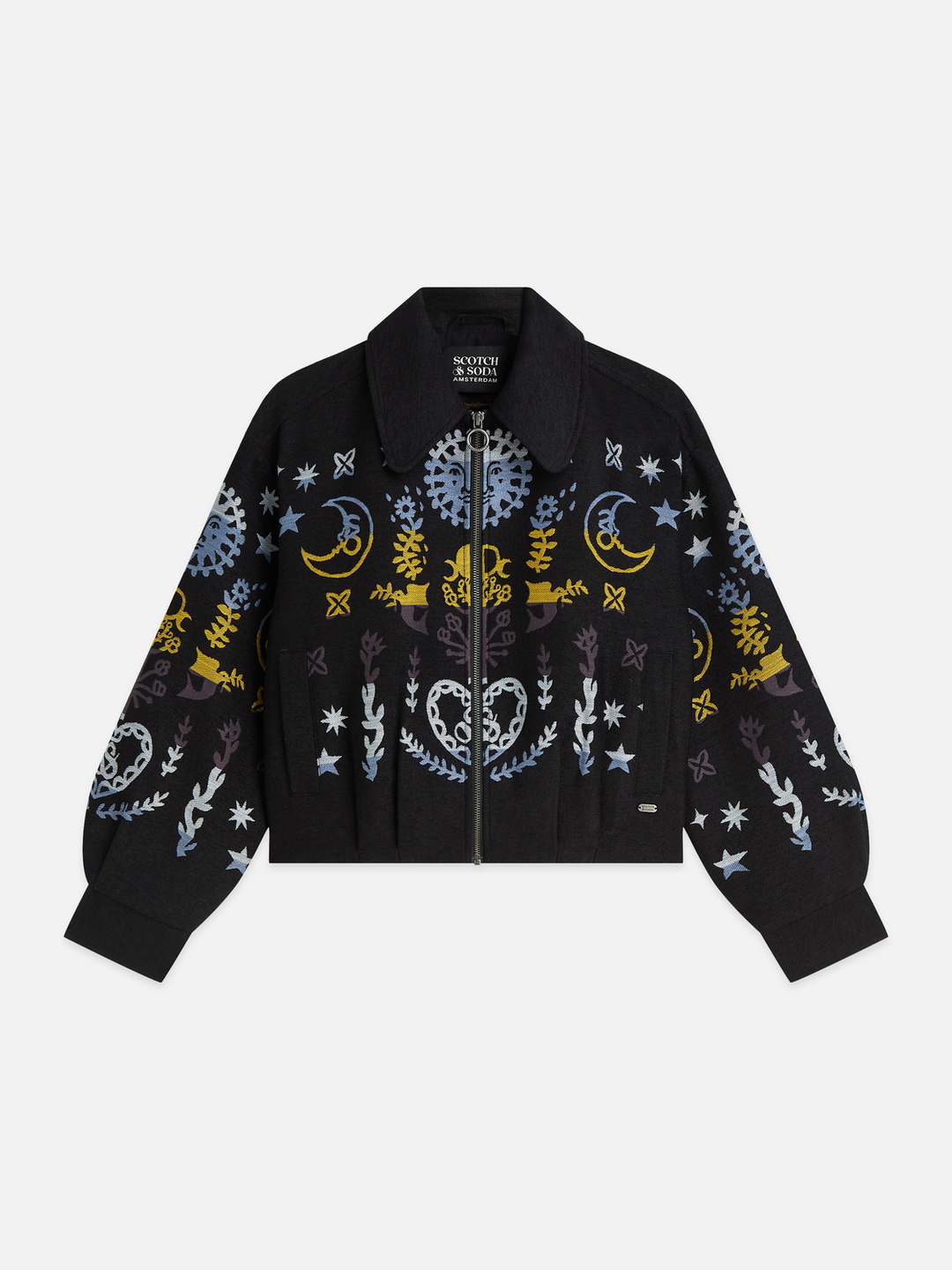 Jacquard short jacket