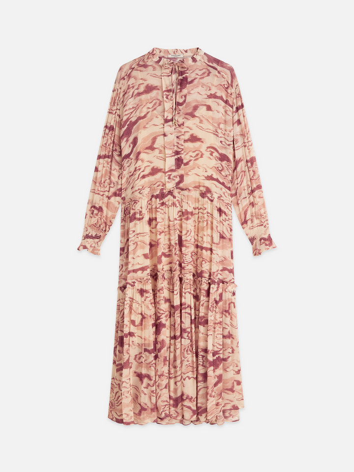 Printed maxi dress