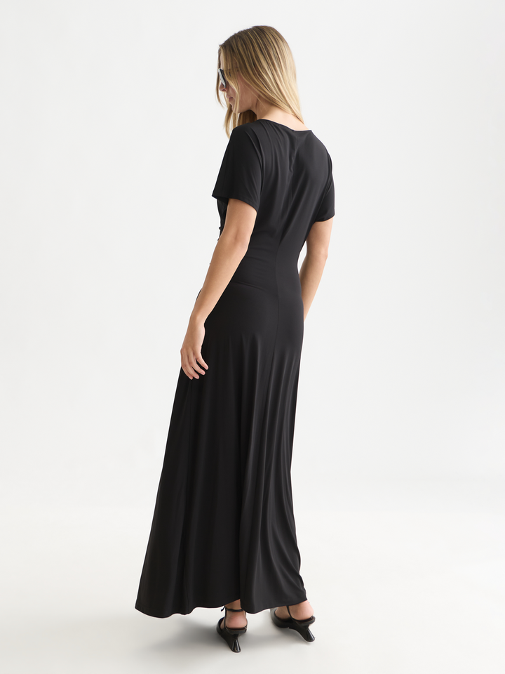 Ruched maxi dress