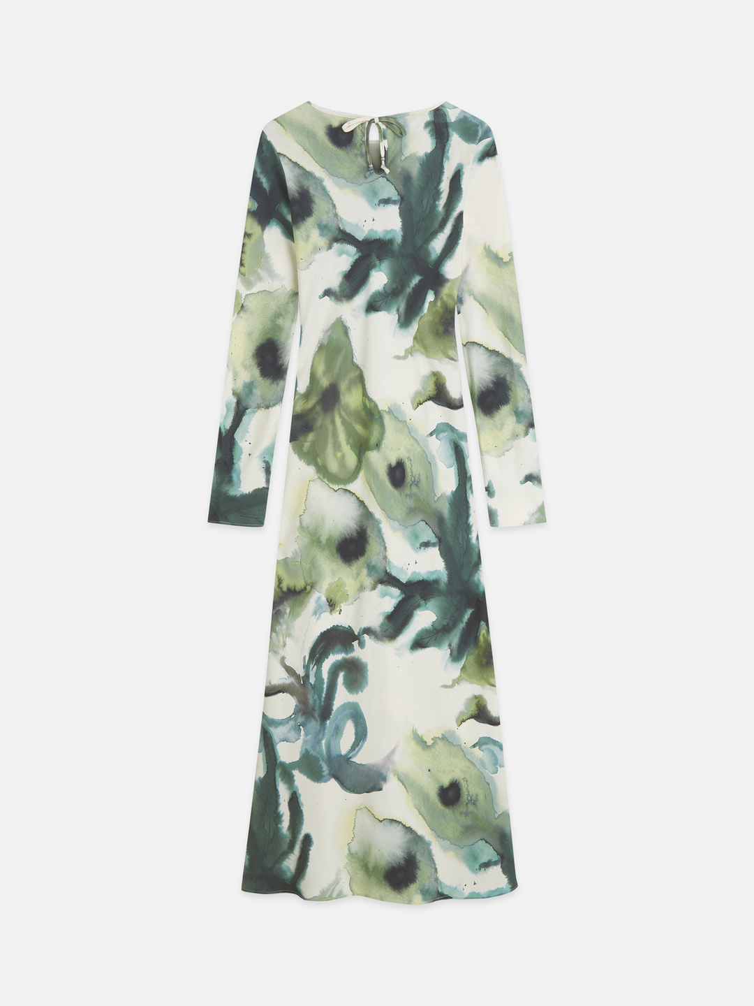 Printed ankle length dress