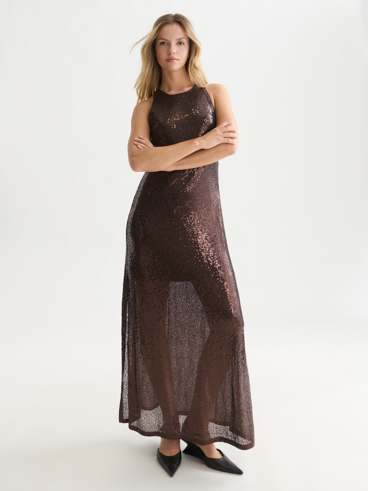 Sequins maxi dress
