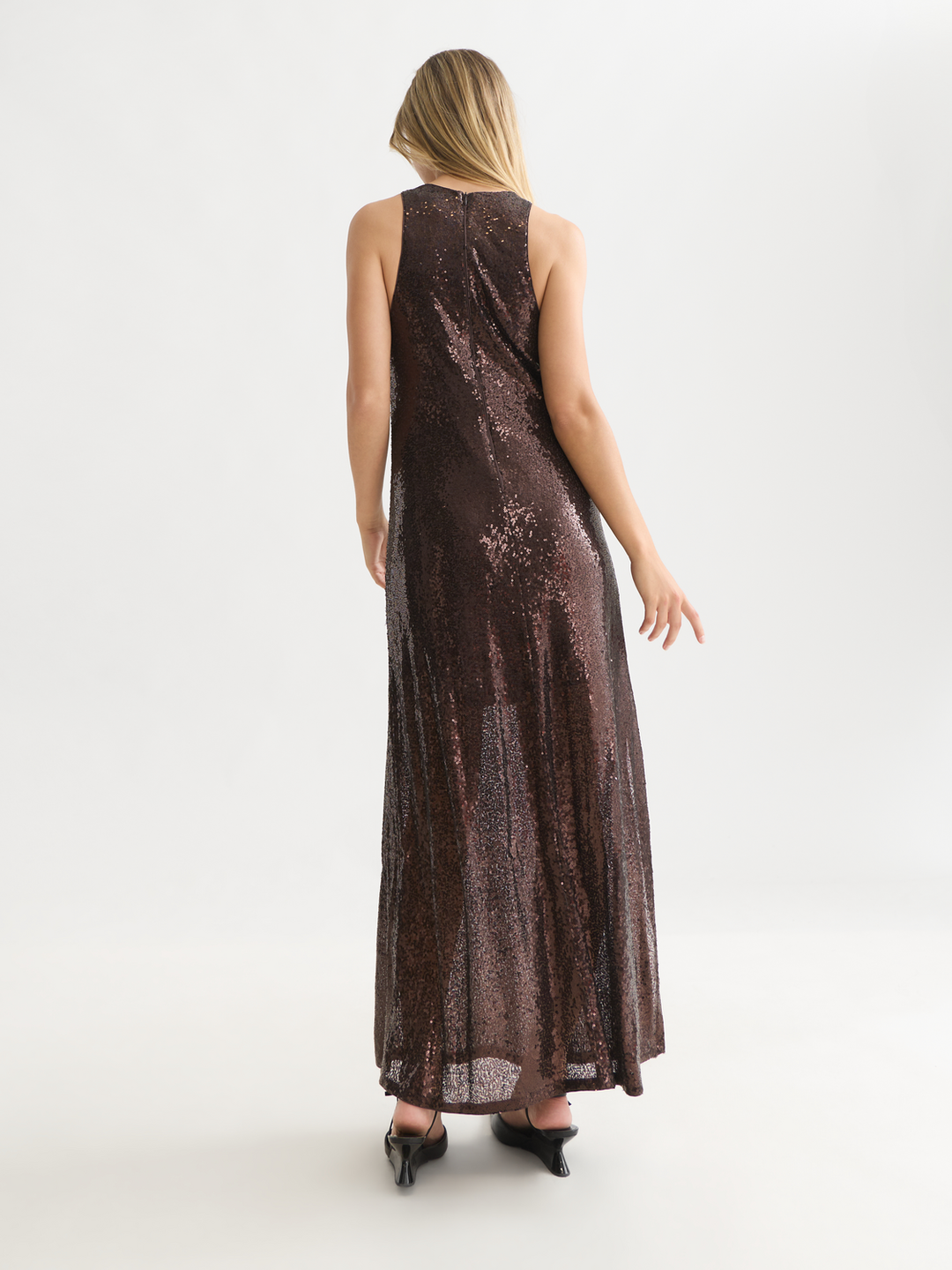 Sequins maxi dress