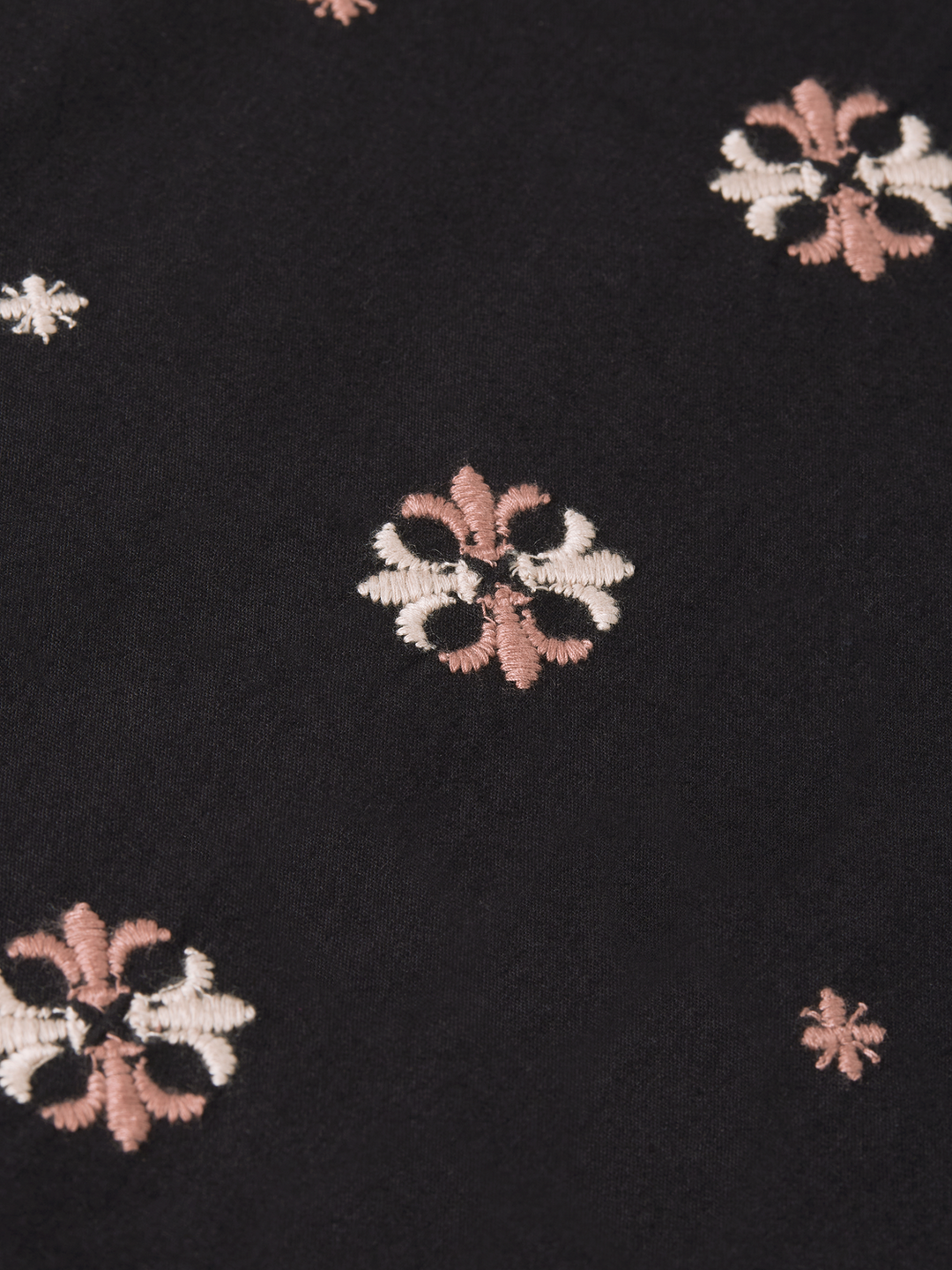Noa - high-rise wide-leg embroidered pull-on pants