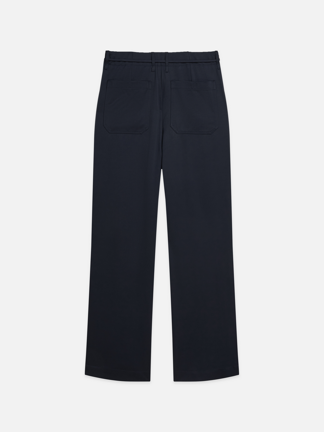 Faye - high-rise tapered leg satin cargo pant