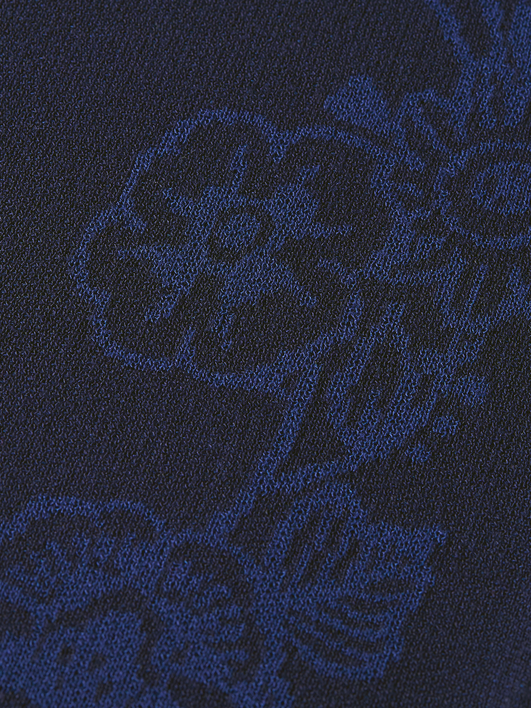 Jacquard knitted relaxed-fit trousers