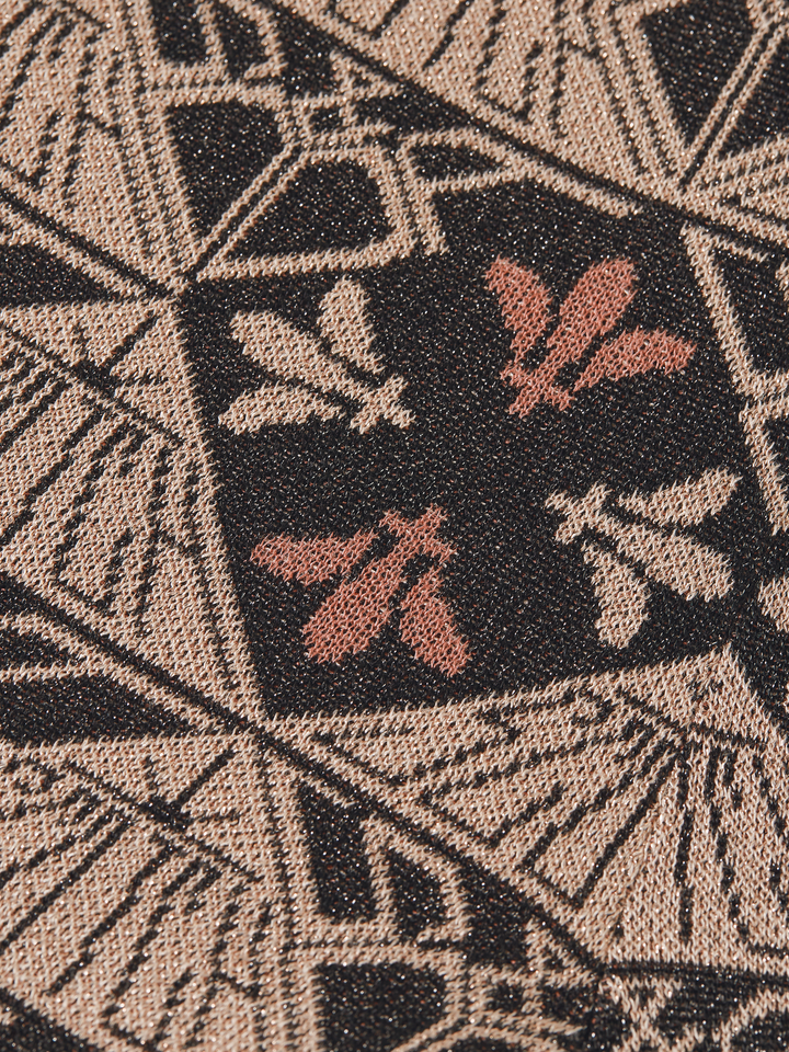 Monogram jacquard relaxed-fit trousers