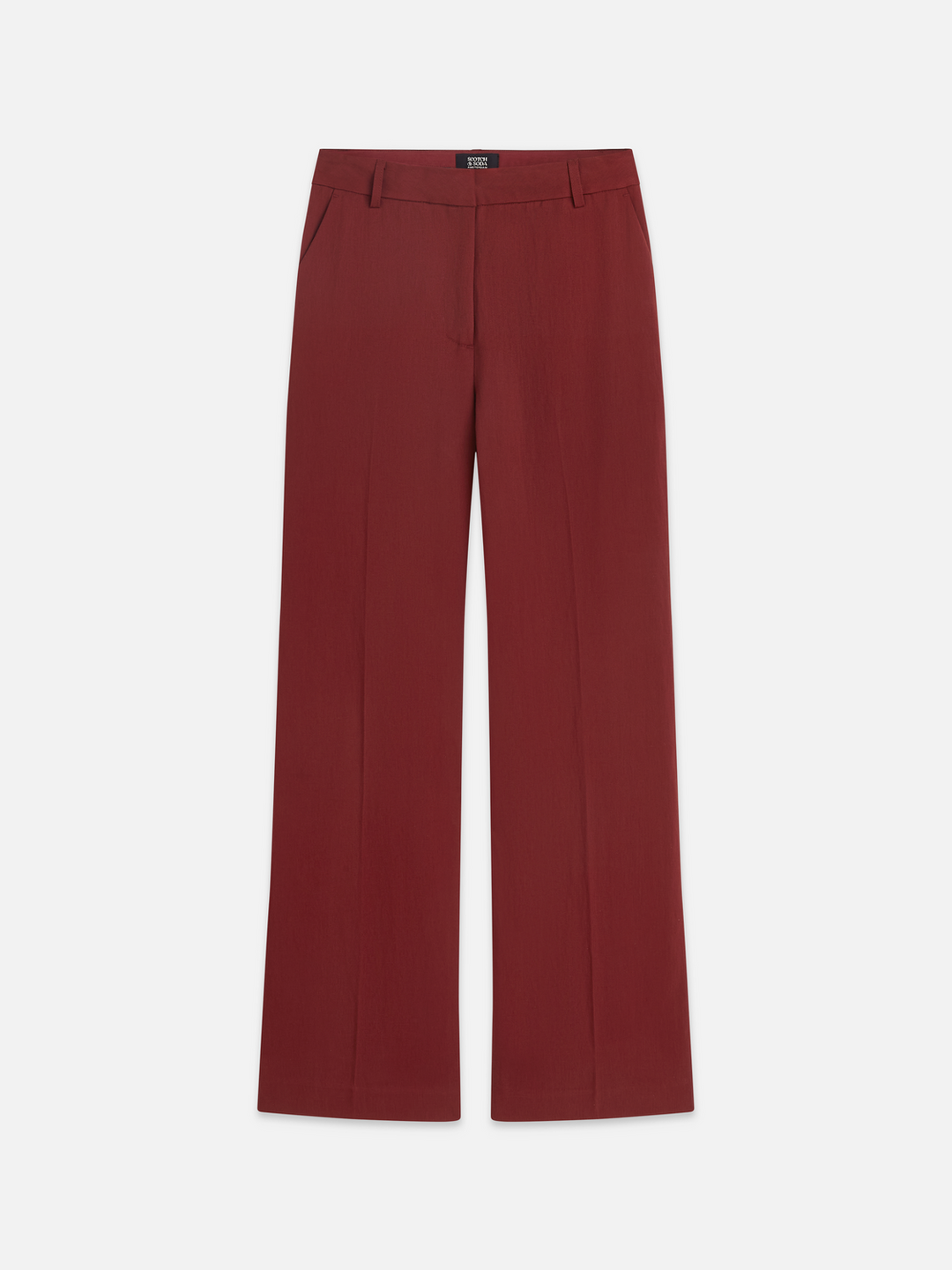Edie - high-rise wide-leg lyocell blend pants