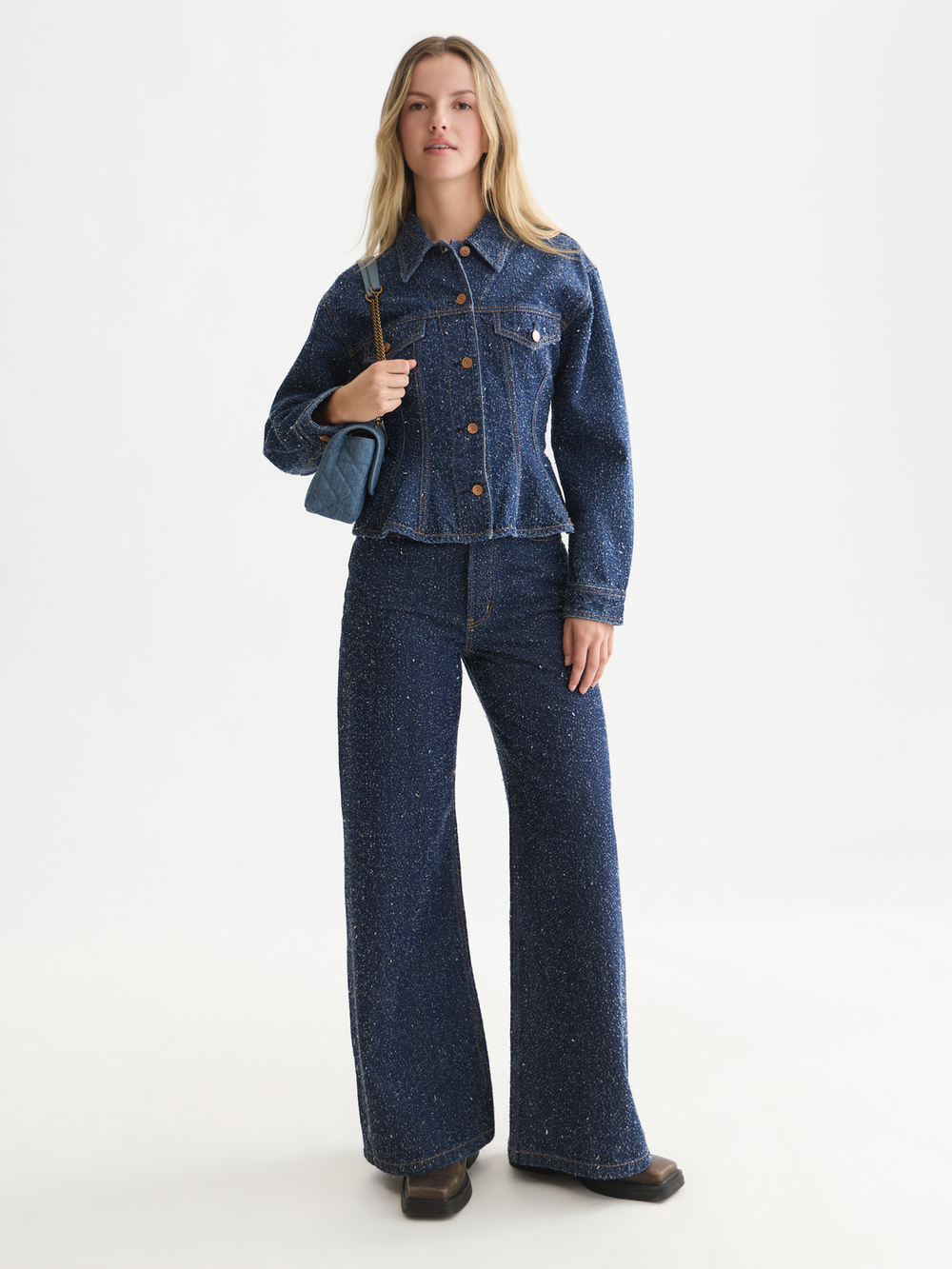 Wave super wide leg - Deep Weave
