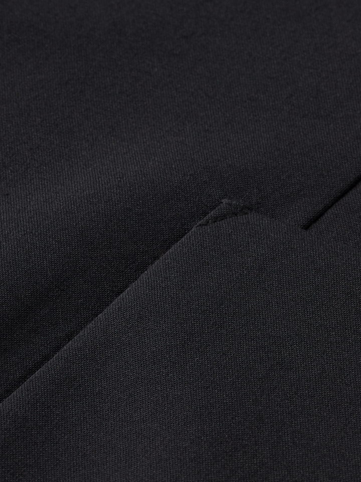 Essentials Unconstructed Peak Lapel Wool Blazer
