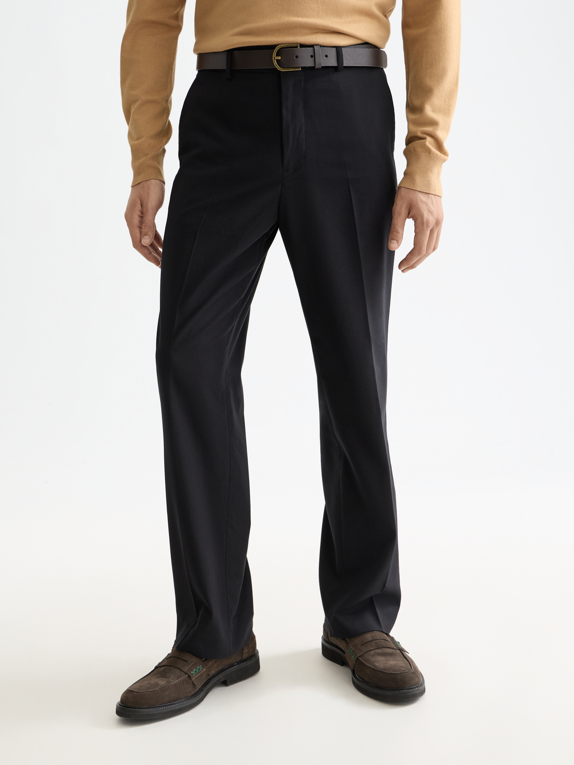 Core Relaxed Straight Fit Cool-Wool Blend Chino