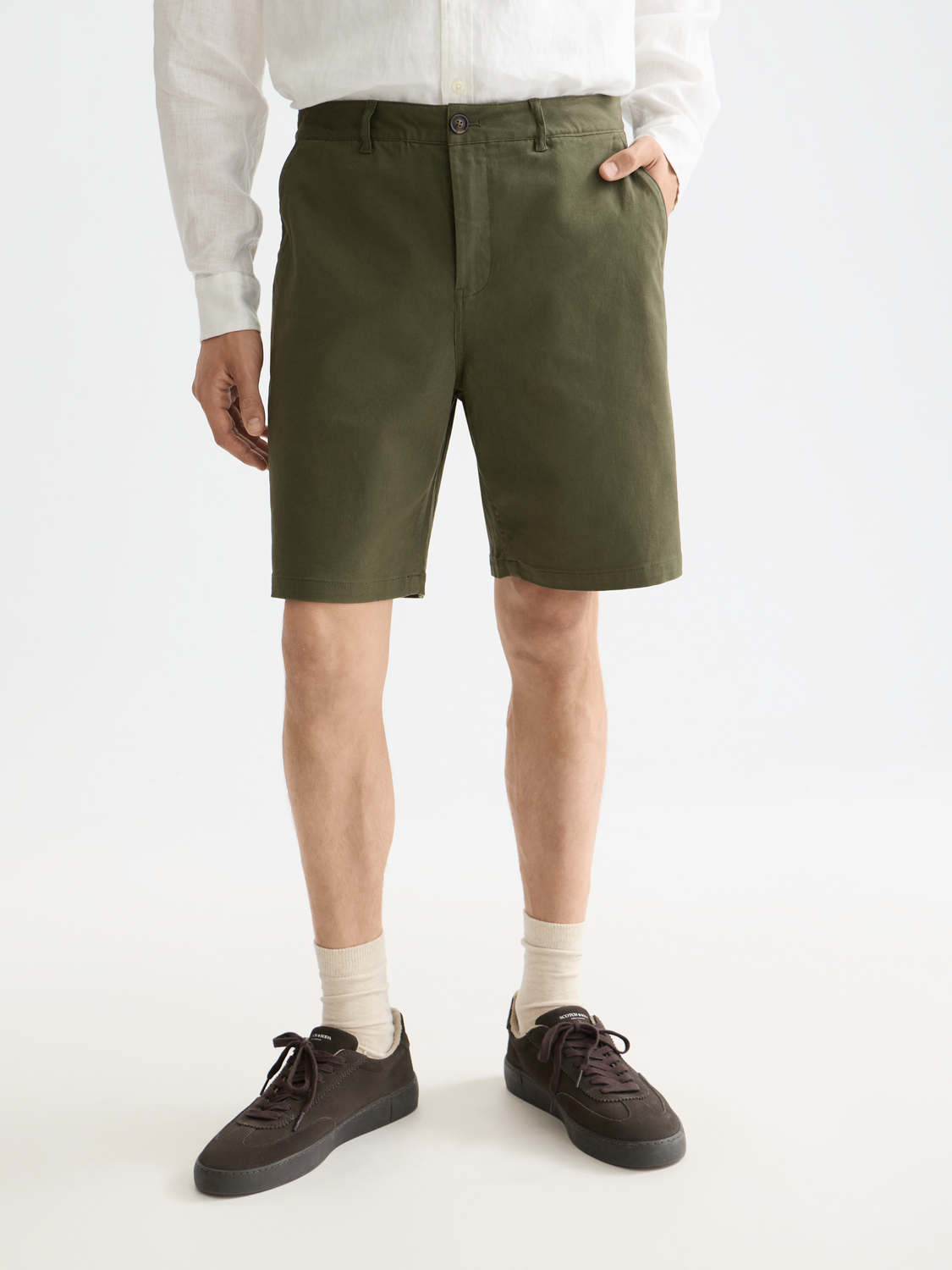 Core Stuart Cotton-Blend Twill Regular-Fit Short