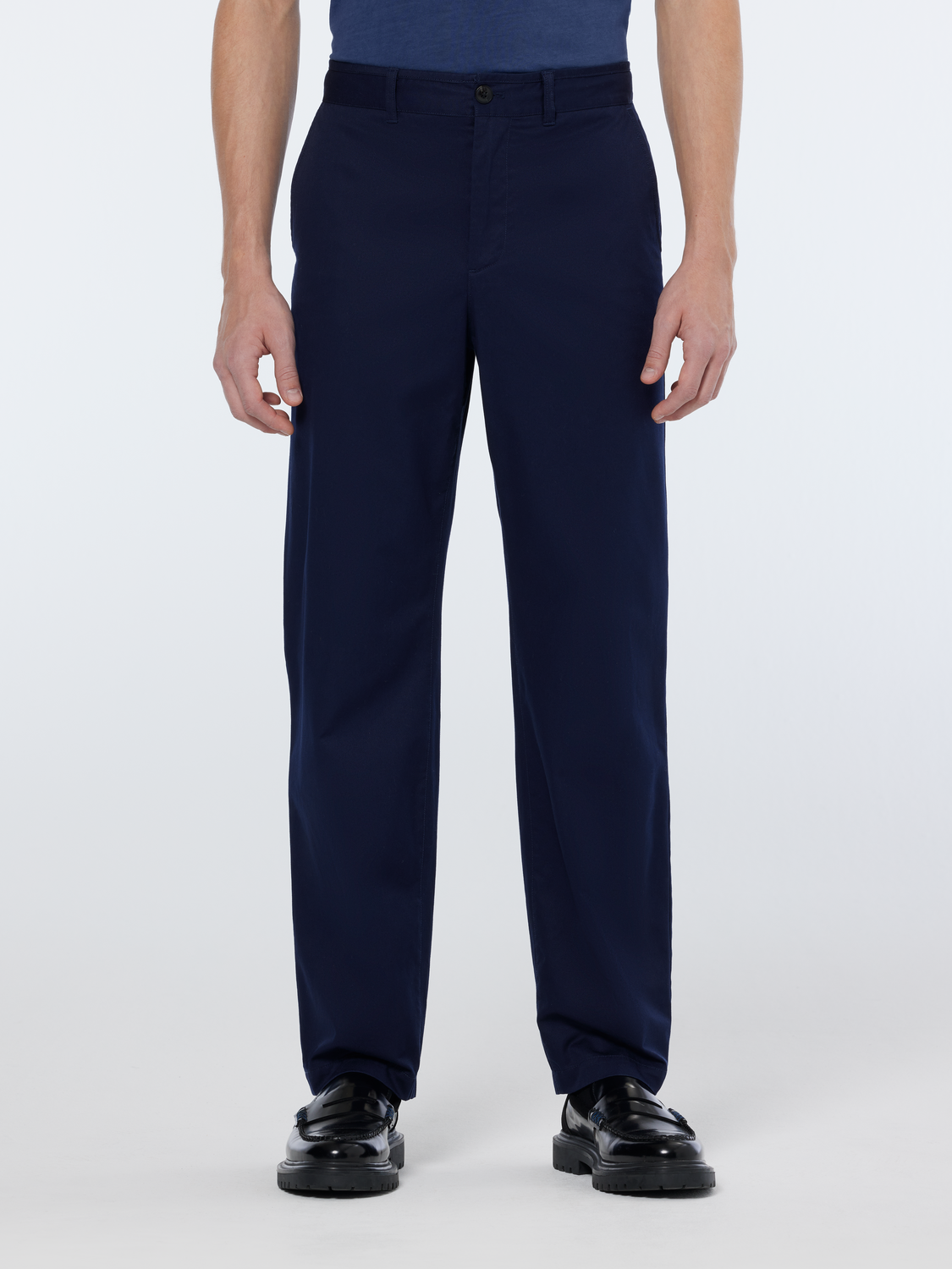 Clarke - Cotton twill straight fit chino